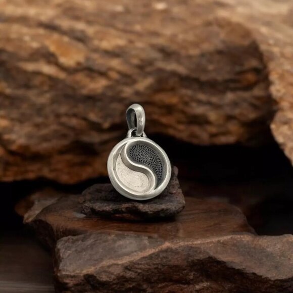 David Yurman Jewelry - David Yurman Silver Yin Yang Pendant